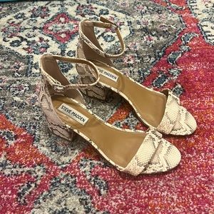 Steve Madden Irenee Snakeskin Heel